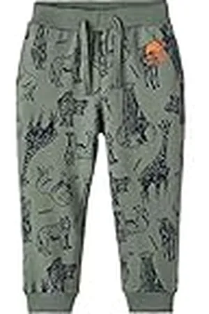 NAME IT Nmmjec Animalplanet Swe Pants Unb Bfu Sportbroek voor jongens, , 86