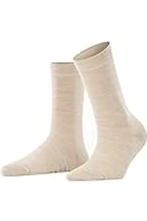 Falke Dames Sokken Softmerino W SO Wol Katoen eenkleurig 1 Paar, Blauw (Linn Melange 4549), 41-42