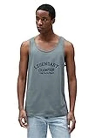 Koton Heren Varsity Tanktop Crew Neck Bedrukt Slim Fit Katoen, , S