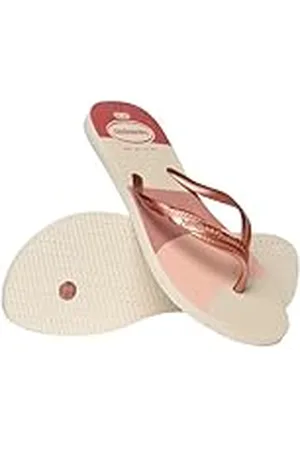 Havaianas Fantasia Gloss Teenslippers voor dames, Roségoud, 6.5/7 UK