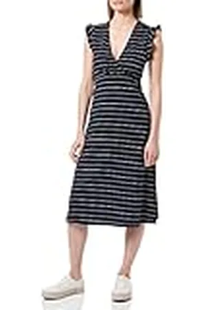 ONLY Onlmay S/L WRAP Dress Box JRS Midi Jurk, Night Sky, S, night sky, S