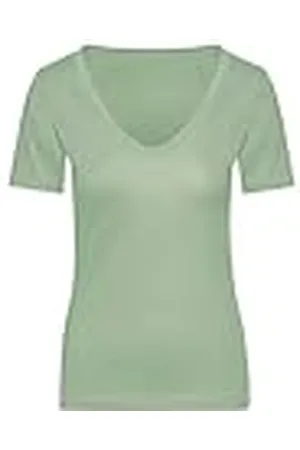 Trigema Dames V-shirt van katoen/elastaan, , XXL