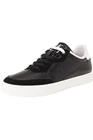 Calvin Klein CK JEANS Heren CLASSIC CUPSOLE MG WMM YM0YM01153 Low Top, zwart (zwart/helder wit), 10 UK, , 42.5 EU