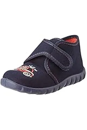 Fischer Fischer Mini hoge pantoffels voor jongens, marine 521, 19 EU