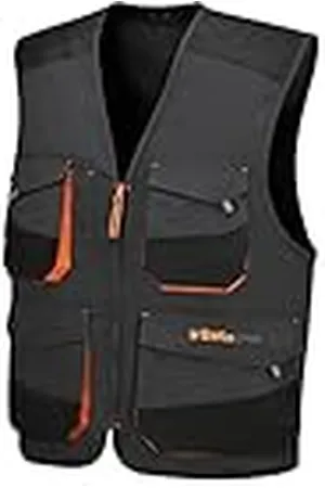 Beta Studios 7867G XXL - Licht werkvest van T/C keperstof, 65% polyester en 35% katoen, met borstzakken, pennenvak, ID-kaarthouder, zakken in de taille en slijtvaste inzetstukken - , , XXL