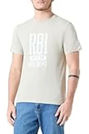 Replay Heren regular fit T-shirt van katoen, , XXL
