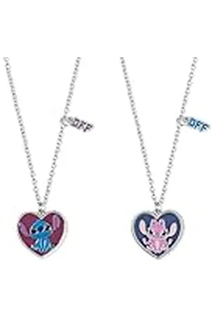 Disney Lilo & Stitch 2 stuks BFF Ketting Set, Zink, Zink