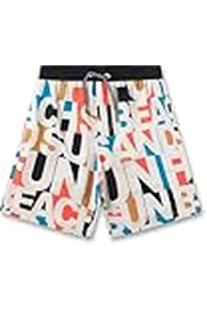 Sanetta Zwemshort voor jongens, off-white, comfortabele en sneldrogende zwembroek van gerecycled polyester voor jongens, badmode voor kinderen, , 152