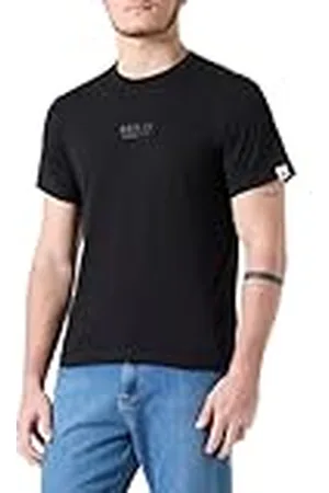 Replay Heren regular fit T-shirt van katoen, , M