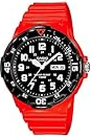 Casio Analoog kwartshorloge voor heren, met harsarmband MRW-200HC-4, , Riemen.