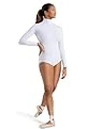 Capezio Dames turtleneck lange mouw leotard, , XL