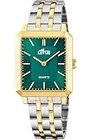 Lotus Horloge Voor Dames 18981/3 Square Series Veelkleurig 316l roestvrij staal case Veelkleurig316l roestvrij staal armband