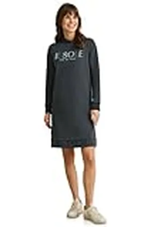 CECIL Hoodie jurk met borduurwerk, , L
