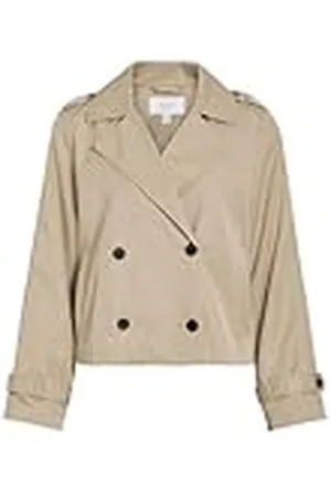 VILA Korte trenchcoat voor dames, , 36