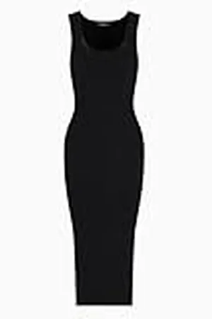 Armani Exchange Arte Sella, duurzaam, metalen logoplaat, jurk, , XS, , XS