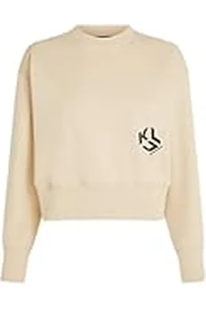 Karl Lagerfeld Regular Logo Sweat, Women, Brown, Sweatshirt, , XS