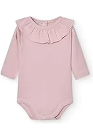 BABIDU Unisex baby body cuello volante op maat gesneden, , 9 Maanden