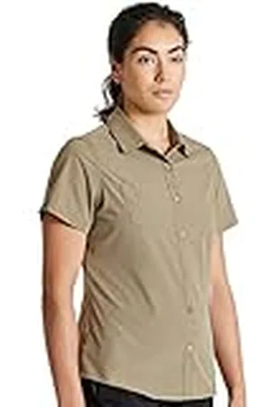 Craghoppers Expert Kiwi wandelshirt met korte mouwen voor dames, , 42