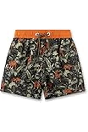 Sanetta Zwemshort voor jongens, off-white, comfortabele en sneldrogende zwembroek van gerecycled polyester voor jongens, badmode voor kinderen, , 92