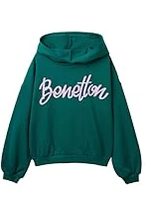 Benetton Sweatshirt met capuchon voor meisjes en meisjes, , 150