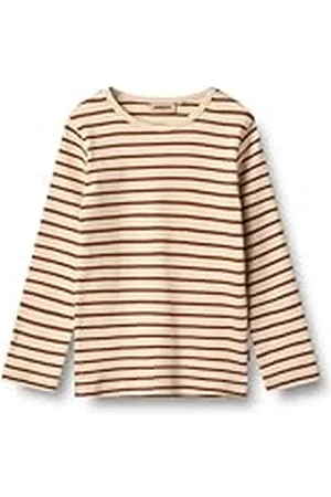 WHEAT Unisex kinderen jongens lange mouwen Stig GOTS gecertificeerd T-shirt, , 122