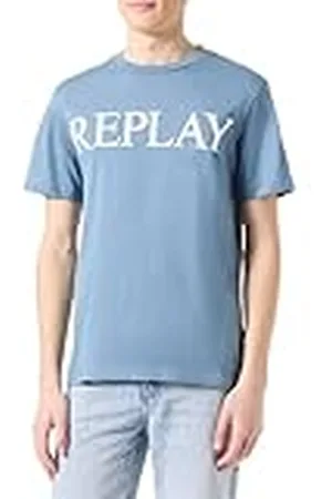 Replay Basics Crew Neck T-shirt voor heren, van katoen, , XXL