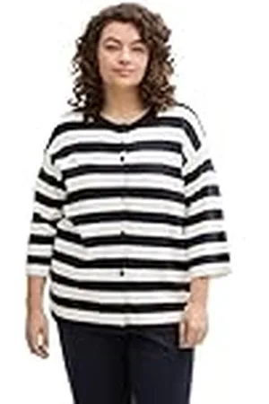 TOM TAILOR Plussize Cardigan gebreide jas voor dames, , 44/Grote maat