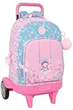 Safta Glowlab Kids Swing, grote rugzak met wielen, compact, afneembaar, ideaal voor kinderen van verschillende leeftijden, comfortabel en veelzijdig, kwaliteit en duurzaamheid, 33 x 22 x 45 cm, Meerkleurig