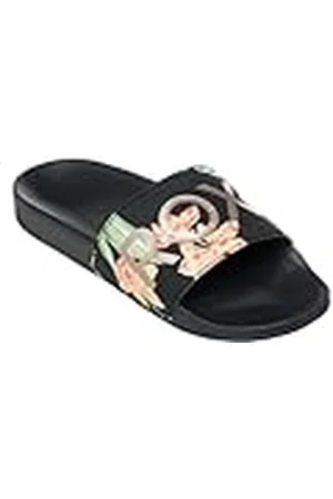 Roxy SLIPPY II damessandalen, zwart/groene print, 38 EU, , 38 EU