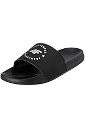 4F Flipflop F044A Teenslippers voor dames, diep zwart, maat 40, , 40 EU