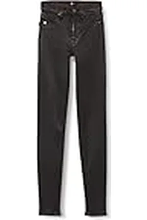 7 for all Mankind Dames Hw Skinny Coated Slim Illusion Pants, , 23W / 23L