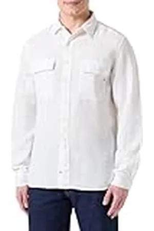 Replay Linnen overhemd voor heren, regular fit, , 3XL