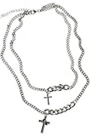 Urban classics Unisex Halskette Various Chain Cross Necklace one size