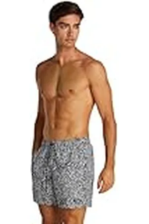 Calvin Klein Heren MEDIUM DRAWSTRING-PRINT Boardshorts, , XXL, , XXL
