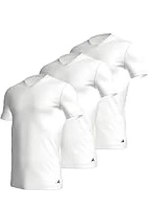 adidas Herenondergoed V-hals shirt (3PK) - Active Core Cotton, White_4am012, S
