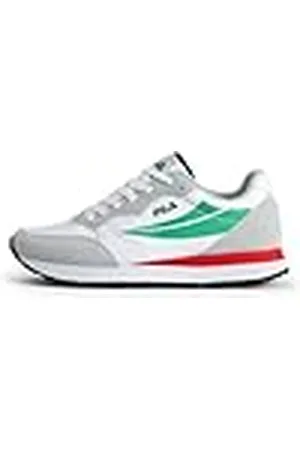Fila HYPERT sneakers voor heren, wit-mintrood, 45 EU, Wit Mint Rood, 45 EU