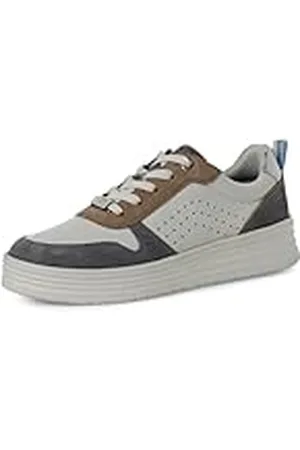 Marco Tozzi 2-23700-44 Damessneakers, wit/LT.Blue, 37 EU, , 37 EU