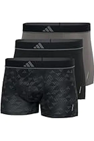adidas Heren Ondergoed 3-Pack Trunk (3PK) -Active Micro Flex Eco Boxershorts, assortiment_4AM014, L, , L