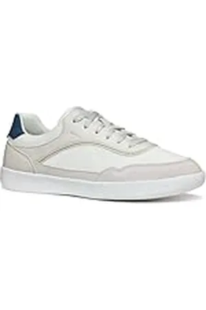 Geox U RIETI A sneakers voor heren, wit/gebroken wit, 40 EU, , 40 EU
