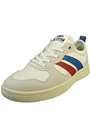Palladium Uniseks Pallacup enkellaars, crème/OLYMPIANBLU, 44 EU, , 44 EU