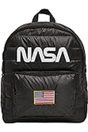 Mister Tee Nasa Puffer Rugzak voor volwassenen, uniseks, zwart, zwart