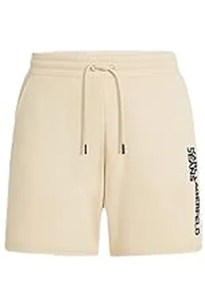 Karl Lagerfeld Tekst Logo Sweatshort, Men, Bruin, Shorts, , S