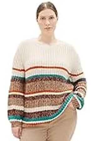 TOM TAILOR Dames Plussize Pullover, , 54 Grote maten