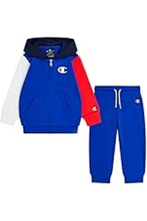 Champion Legacy Retro Sport TD-Ultralight Powerblend Terry L/S Trainingspak met capuchon voor kinderen, , 12 Maanden