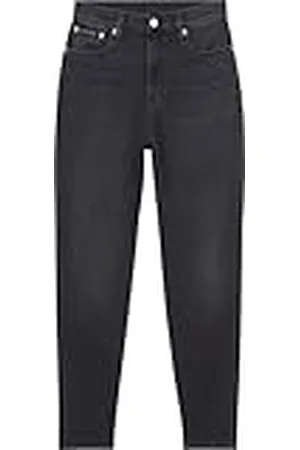Calvin Klein Jeans Dames MOM Jean J20J224518 Tapered, Denim (Denim Black), 30W/28L, , 30W / 28L