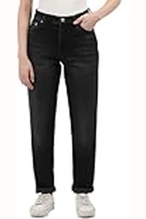 Calvin Klein Tapered Fit Mom Jeans voor dames, , 32W / 30L