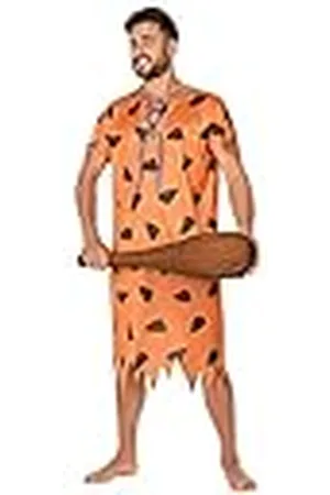 Atosa Heren 64790 Kostuum Caveman Man XS-S -Carnaval Volwassen Maat
