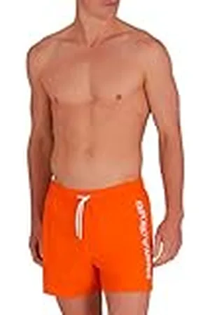 Emporio Armani Man borduurwerk Logo Mid Boxer Oranje XL, , XL
