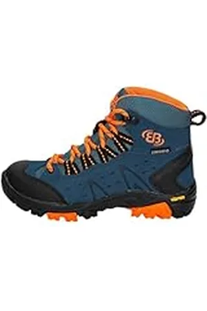 BRUTTING Mount Bona High Kids Trekking- en wandellaarzen voor kinderen, uniseks, Petrol Oranje, 35 EU