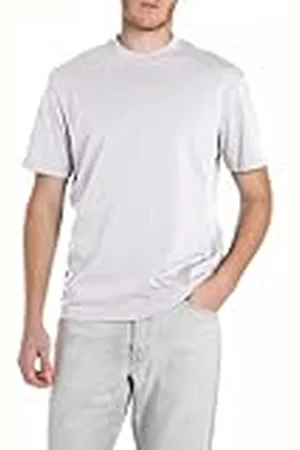 Replay Heren relaxed fit T-shirt van katoen, , XXL